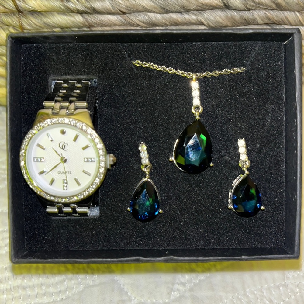 NIB Gold Coast Necklace and Earrings set